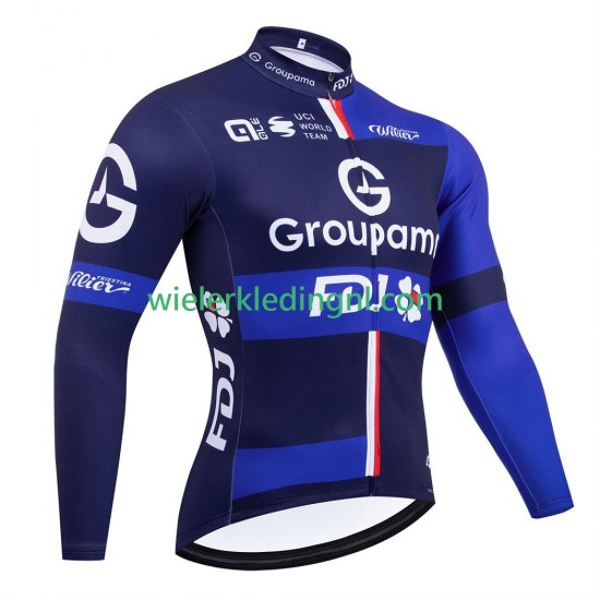 Lange Mouw Wielershirt equipe pro groupama fdj 2025 Heren