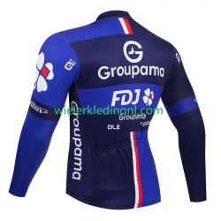 Lange Mouw Wielershirt equipe pro groupama fdj 2025 Heren
