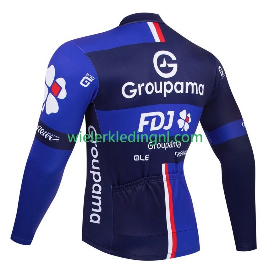 Lange Mouw Wielershirt equipe pro groupama fdj 2025 Heren