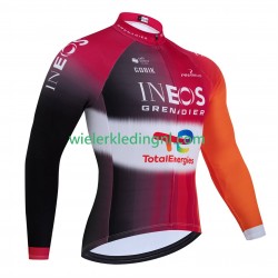 Lange Mouw Wielershirt equipe pro ineos totalenergies tour de france 2025 Heren