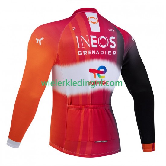 Lange Mouw Wielershirt equipe pro ineos totalenergies tour de france 2025 Heren