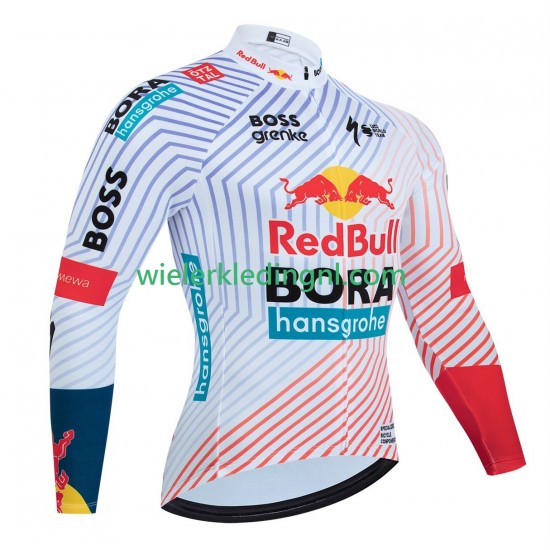 Lange Mouw Wielershirt equipe pro red bull bora hansgrohe tour de france 2025 Heren