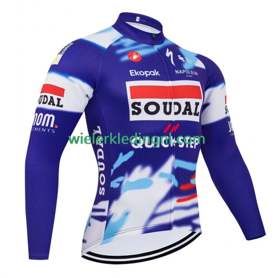 Lange Mouw Wielershirt equipe pro soudal quick step 2025 Heren
