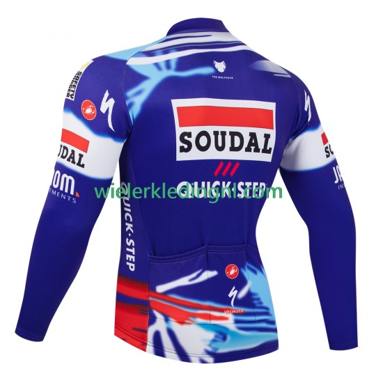 Lange Mouw Wielershirt equipe pro soudal quick step 2025 Heren
