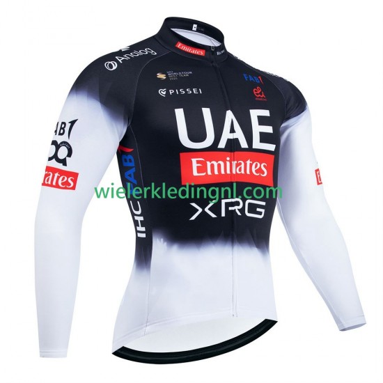 Lange Mouw Wielershirt equipe pro uae team emirates 2025 Heren N001