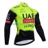 Lange Mouw Wielershirt equipe pro uae team emirates 2025 fluo Heren