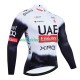 Lange Mouw Wielershirt equipe pro uae team emirates 2025 Heren