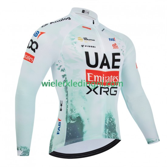 Lange Mouw Wielershirt equipe pro uae team emirates xrg tdf editon race 2025 Heren