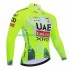Lange Mouw Wielershirt equipe pro uae team emirates xrg tdf editon race fluo 2025 Heren