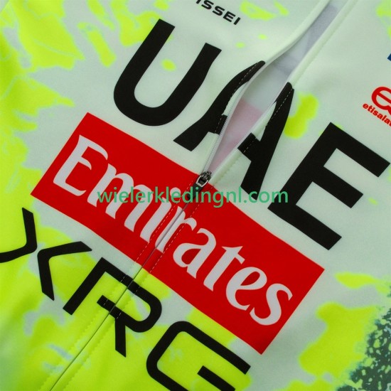 Lange Mouw Wielershirt equipe pro uae team emirates xrg tdf editon race fluo 2025 Heren