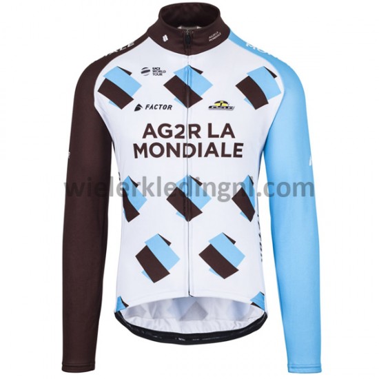 Lange Mouw Wielershirt 2017 AG2R La Mondiale M001