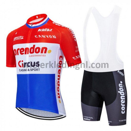 Wielershirt en Kort Koersbroek 2019 Corendon–Circus M001
