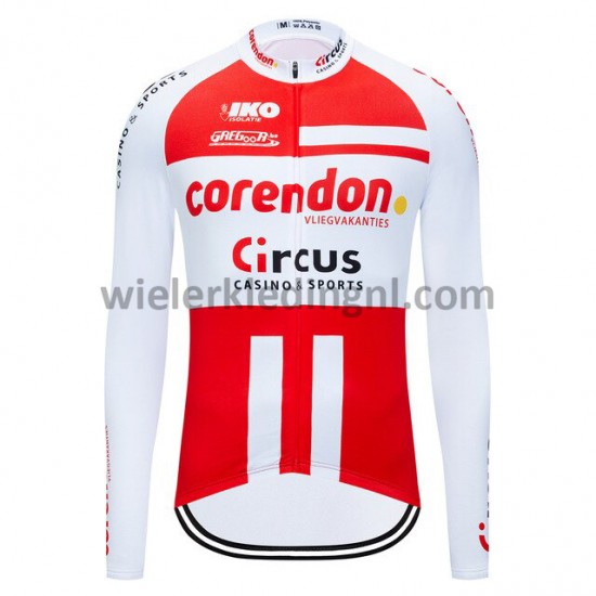 Lange Mouw Wielershirt 2019 Corendon–Circus M001