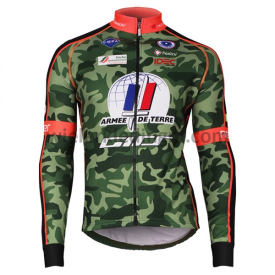 Wielershirt Lange Mouw en Lange Koersbroek 2017 Armee De Terre M001