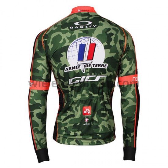 Wielershirt Lange Mouw en Lange Koersbroek 2017 Armee De Terre M001