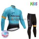 Wielershirt Lange Mouw en Fietsbroek Lang 2017 Astana Pro Team Kind Winter M001 Wielershirt Lange Mouw en Fietsbroek Lang 2017 Astana Pro Team Kind Winter M001
