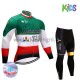 Wielershirt Lange Mouw en Fietsbroek Lang 2017 Astana Pro Team Kind Winter M004 Wielershirt Lange Mouw en Fietsbroek Lang 2017 Astana Pro Team Kind Winter M004