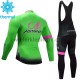 Wielershirt Lange Mouw en Lange Koersbroek 2017 Astana Pro Team Winter M002