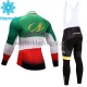 Wielershirt Lange Mouw en Lange Koersbroek 2017 Astana Pro Team Winter M004