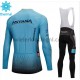 Wielershirt Lange Mouw en Lange Koersbroek 2018 Astana Pro Team Winter M001