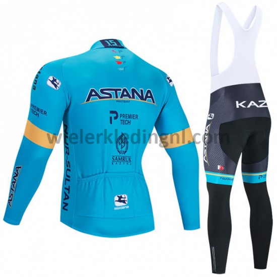 Wielershirt Lange Mouw en Lange Koersbroek 2020 Astana Pro Team M001