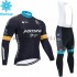 Wielershirt Lange Mouw en Lange Koersbroek 2020 Astana Pro Team Winter M002