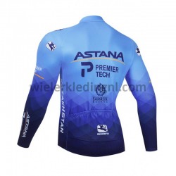 Lange Mouw Wielershirt 2021 Astana–Premier Tech M001