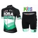 Wielershirt en Kort Fietsbroek 2020 Bora-Hansgrohe Kind M001