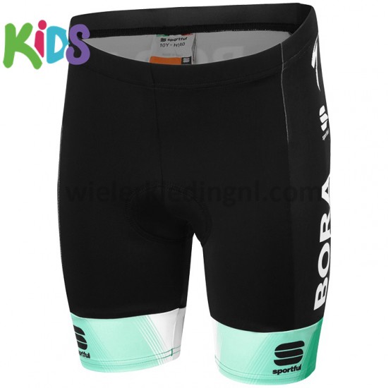 Wielershirt en Kort Fietsbroek 2020 Bora-Hansgrohe Kind M001