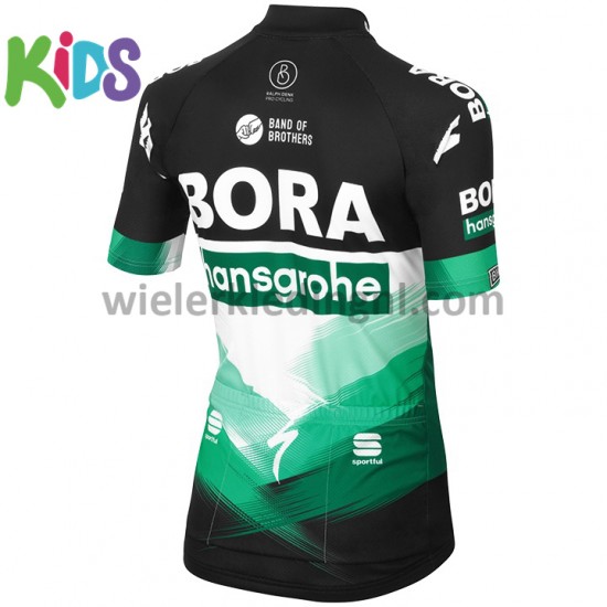 Wielershirt en Kort Fietsbroek 2020 Bora-Hansgrohe Kind M001