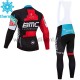 Wielershirt Lange Mouw en Lange Koersbroek 2018 BMC Racing Team Winter M001