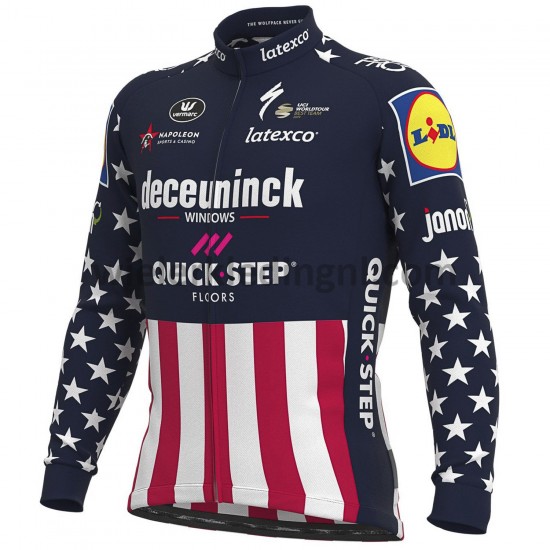 Lange Mouw Wielershirt 2021 Deceuninck–Quick-Step M004