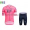 Wielershirt en Kort Fietsbroek 2021 EF Education–Nippo Kind M001