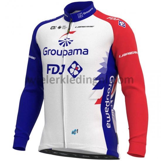 Lange Mouw Wielershirt 2021 Groupama-FDJ M001