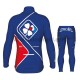 Wielershirt Lange Mouw en Fietsbroek Lang 2017 FDJ Kind M002