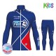 Wielershirt Lange Mouw en Fietsbroek Lang 2017 FDJ Kind Winter M002 Wielershirt Lange Mouw en Fietsbroek Lang 2017 FDJ Kind Winter M002