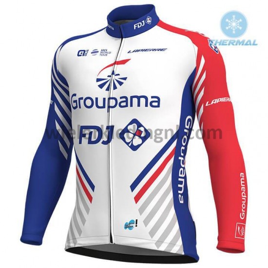 Wielershirt 2018 FDJ Winter M001
