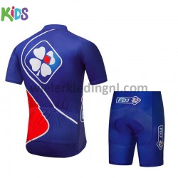 Wielershirt en Kort Fietsbroek 2018 FDJ M002