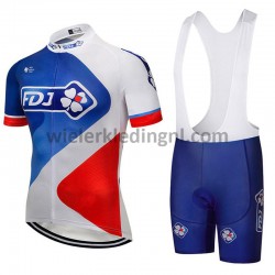 Wielershirt en Kort Koersbroek 2018 FDJ M003