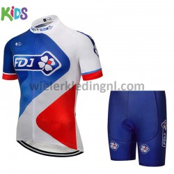 Wielershirt en Kort Fietsbroek 2018 FDJ M003