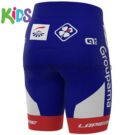 Wielershirt en Kort Fietsbroek 2020 Groupama–FDJ Kind M001