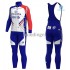 Wielershirt Lange Mouw en Lange Koersbroek 2020 Groupama–FDJ Winter M001