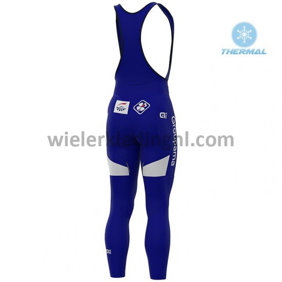 Wielershirt Lange Mouw en Lange Koersbroek 2020 Groupama–FDJ Winter M001