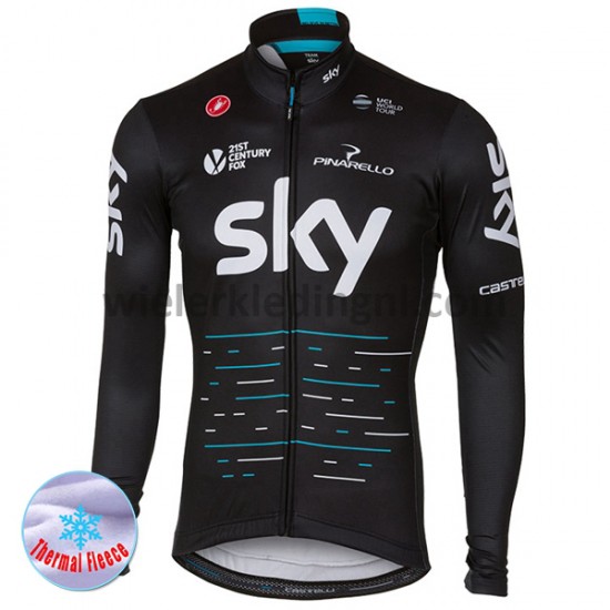 Wielershirt 2017 Team Sky Winter M001