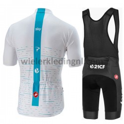 Wielershirt en Kort Koersbroek 2018 Team Sky M001