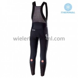 Wielershirt Lange Mouw en Lange Koersbroek 2018 Team Sky Winter M001