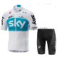 Wielershirt en Kort Fietsbroek 2018 Team Sky M001