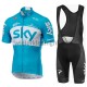 Wielershirt en Kort Koersbroek 2018 Team Sky M002