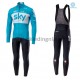 Wielershirt Lange Mouw en Lange Koersbroek 2018 Team Sky Winter M002 Wielershirt Lange Mouw en Lange Koersbroek 2018 Team Sky Winter M002