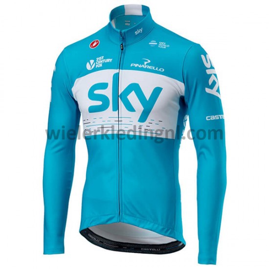Lange Mouw Wielershirt 2018 Team Sky M002